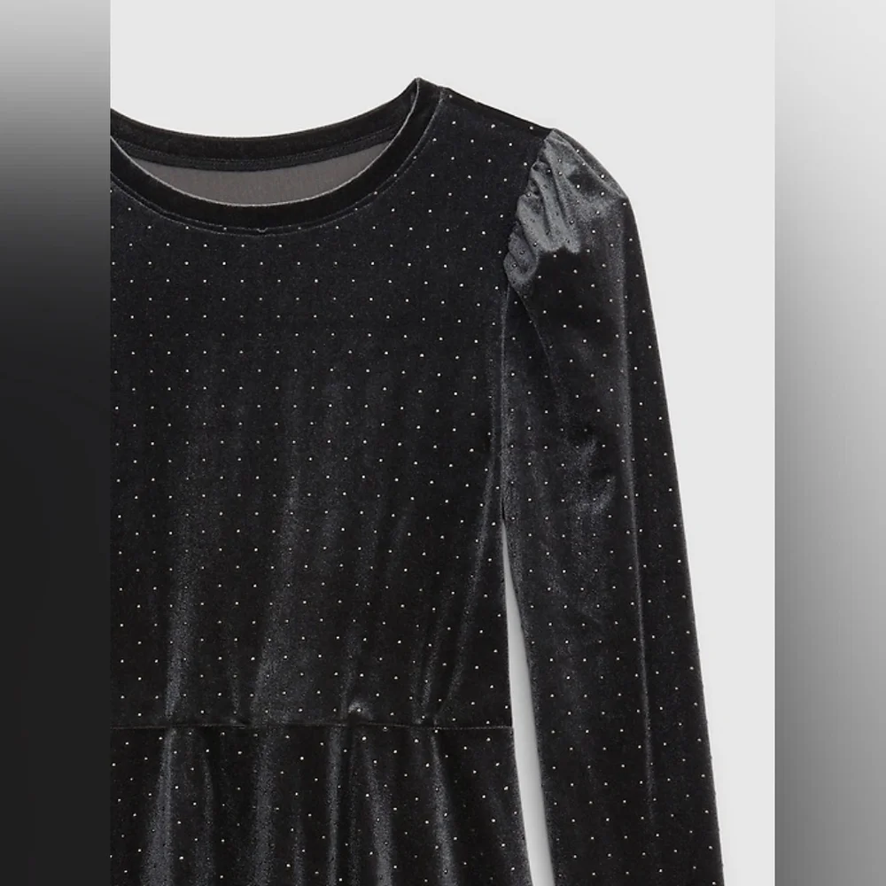 GAP KIDS Girls Velvet Skater Dress Size Large 10 NWT